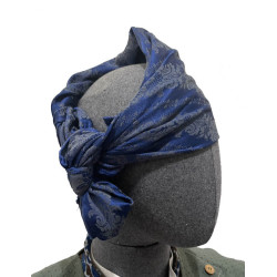 PAÑUELO AZUL GRIS