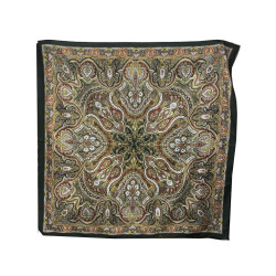 MANTÓN ESTAMPADO ARABESCOS VERDE