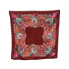 MANTÓN ESTAMPADO FLORES ROJO