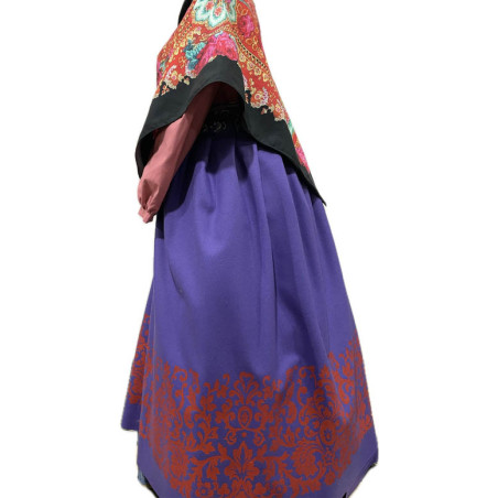REFAJO PINTADO MORADO ROJO