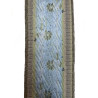 CINTA AZUL PLOMO FLORES