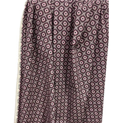 TELA DE ALGODÓN CUADROS MORADA