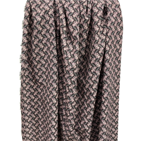 TELA ALGODÓN FLORES ROSA