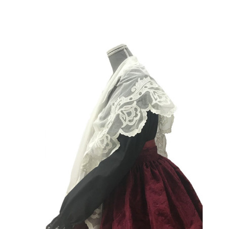 bobiné tul y batista  tulipanes