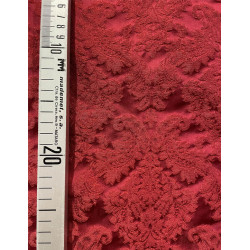 TELA  BROCHADO ROJO-ROJO