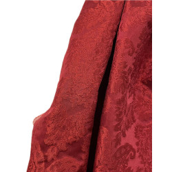 TELA  BROCHADO ROJO-ROJO