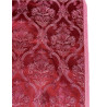 TELA BROCHADO ROJO-ROSA