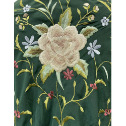 mantón de manila azul claro colores