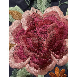 mantón de manila azul claro colores