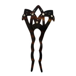 peineta imitación carey brillos