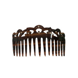 peineta imitación carey brillos