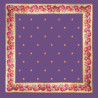 mantón estampado morado
