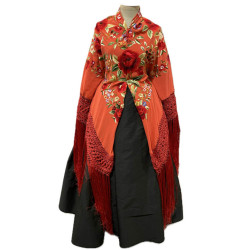 MANTÓN DE MANILA CORAL COLORES