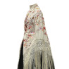 MANTÓN DE MANILA BEIGE COLORES