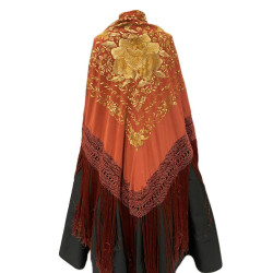 MANTÓN DE MANILA CALDREO OCRES