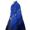 MANTÓN DE MANILA AZULÓN COLORES