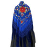 MANTÓN DE MANILA AZULÓN COLORES