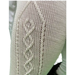 media corta blanca lisa ochos