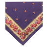 mantón estampado morado