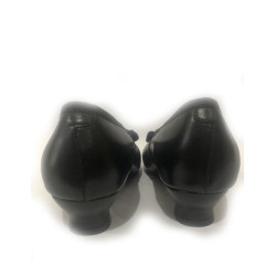 zapato hebilla negro