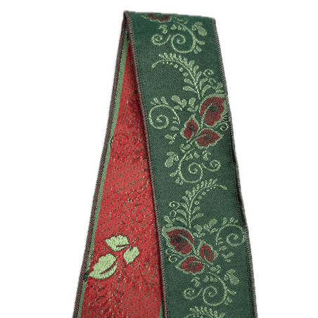 CINTA VERDE BOTELLA ROJO