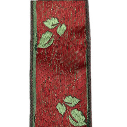 CINTA VERDE BOTELLA ROJO
