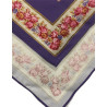 mantón estampado morado