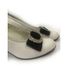 zapato hebilla blanco
