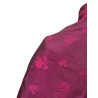 MANTÓN SEDA FUCSIA NEGRO