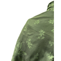 MANTÓN SEDA VERDE NEGRO