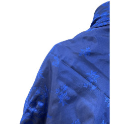 MANTÓN SEDA AZUL NEGRO