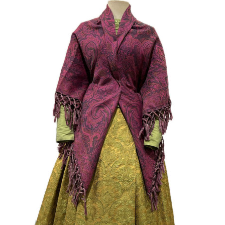 MANTÓN ALFOMBRADO FUCSIA