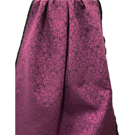 TELA LABRADA FUCSIA ACOLCHADA