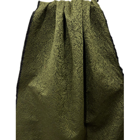 TELA LABRADA VERDE ACOLCHADA