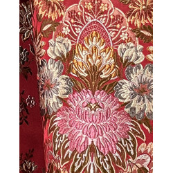 TELA LABRADA ROJO COLORES