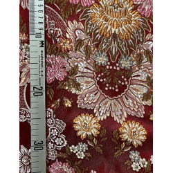 TELA LABRADA ROJO COLORES