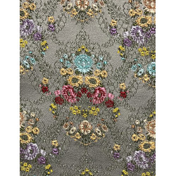 TELA LABRADA GRIS  COLORES