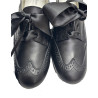 ZAPATO NEGRO TROQUELADO ALTO