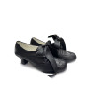 ZAPATO NEGRO TROQUELADO ALTO