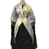 MANTÓN SEDA GRO MORADO-VERDE