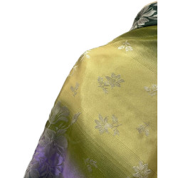 MANTÓN SEDA GRO MORADO-VERDE