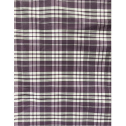 TELA CUADROS LILA-BLANCA