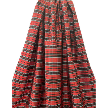 TELA CUADROS ROJO-NEGRO-BLANCO