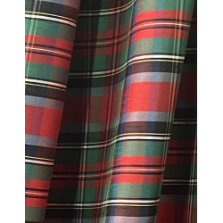 TELA CUADROS ROJO-VERDE