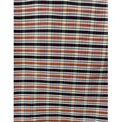 TELA CUADROS AZUL MARINO-BLANCO-ROJO