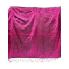 MANTÓN SEDA FUCSIA NEGRO