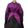MANTÓN DE SEDA  MORADO-FUCSIA