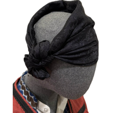 PAÑUELO SEDA NEGRO