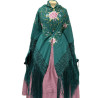 MANTÓN DE MANILA TURQUESA -CORALES