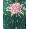 MANTÓN DE MANILA TURQUESA -CORALES